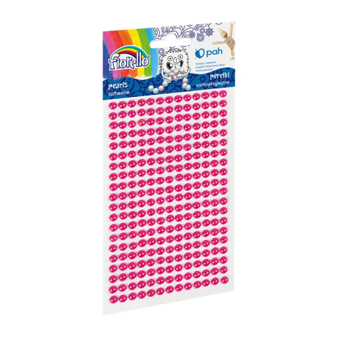 Art & Craft si Artizanat - Accesorii creatie - perle plastic, roz, 3mm, set 260 buc, Fiorello, GR-PS162-8 / 170-2580