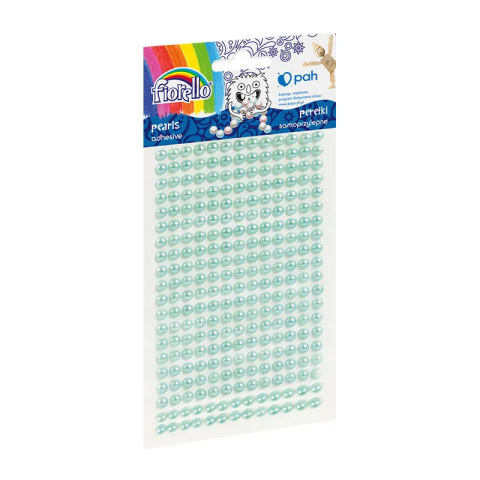 Art & Craft si Artizanat - Accesorii creatie - perle plastic, verde deschis, 3mm, set 260 buc, Fiorello, GR-PS162-9 / 170-2581