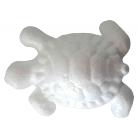 Art & Craft si Artizanat - Accesorii creatie - polistiren - broasca testoasa, alb, set 1 buc, Colorarte