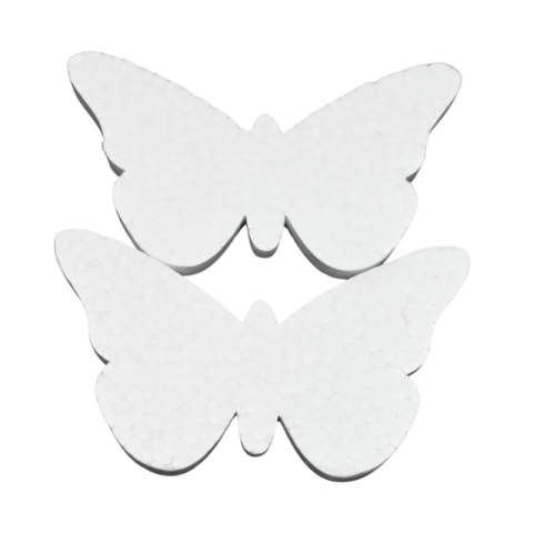 Accesorii creatie - polistiren - fluture, 16cm, set 2 buc, Colorarte [1]