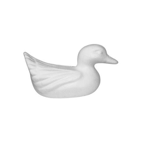 Art & Craft si Artizanat - Accesorii creatie - polistiren HD - ratusca, alb, 8.3x10x18cm, Colorarte