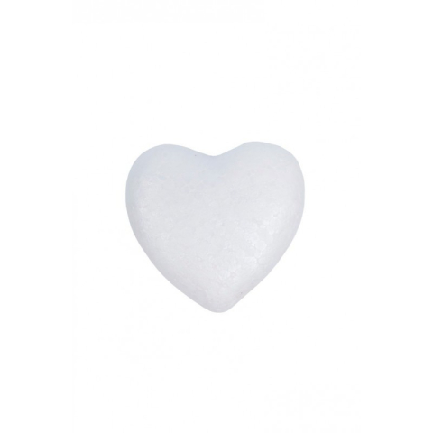 Accesorii creatie - polistiren - inima, alb, set 6 buc, Colorarte [1]