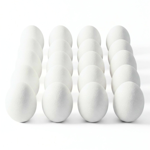 Art & Craft si Artizanat - Accesorii creatie - polistiren - ou mic, alb, 3cm, set 20 buc, Colorarte