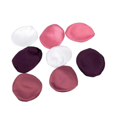 Art & Craft si Artizanat - Accesorii creatie ROSEPETAL-34, petale textura matase, nuante de mov, set 200 buc