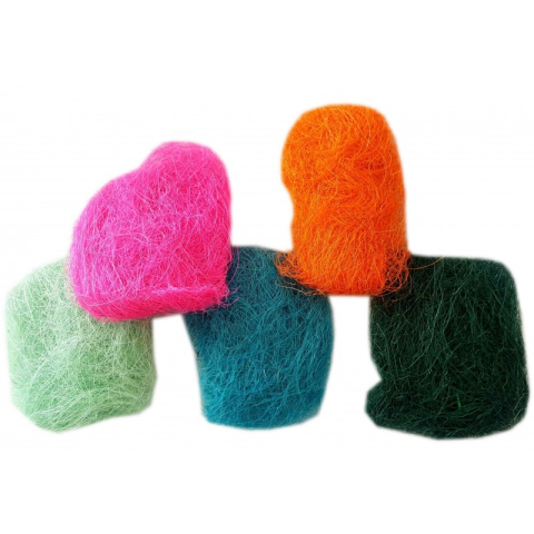 Accesorii Craft - Accesorii creatie - sisal, diverse culori, set 15g, Colorarte