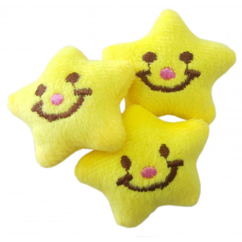 Accesorii Craft - Accesorii creatie - stelute plusate, plusate, set 3 buc, Colorarte