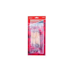 Art & Craft si Artizanat - Accesorii modelaj-debosoare set 6 daco aa002