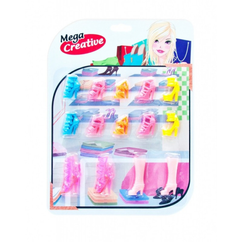 Îmbrăcăminte și accesorii - Accesorii papusi - Nella - incaltaminte, diverse modele, 3+ ani, MegaCreative, 462684