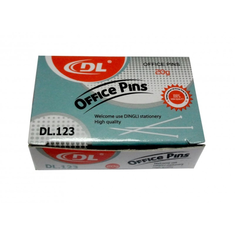 Birotică și Papetărie - Ace cu gamalie CNX DL123, metalice, 28mm, argintii, cutie 20g