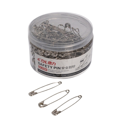 Birotică și Papetărie - Ace de siguranta CNX DL2306, Nr.4, metalice, cutie 160 buc