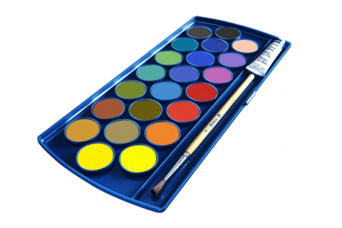 Art & Craft si Artizanat - Acuarela 21 culori f455 + 1 pastilă albă pensulă