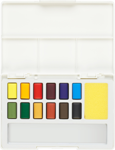 Acuarele 12 culori creative studio faber-castell [2]