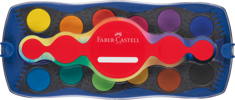 Acuarele 24 culori albastre connector faber-castell [2]