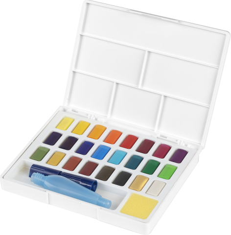 Acuarele 24 culori creative studio faber-castell [1]