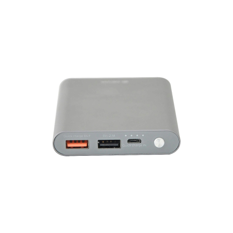 Laptop, Tablete & Telefoane - Acumulator extern Dual USB Devia King Kong Power Bank Deep Grey 8000 mAh incarcare rapida QC3.0