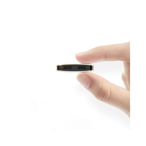 Laptop, Tablete & Telefoane - Adaptor Lightning la Dual Port Lightning Mcdodo Compact Gold