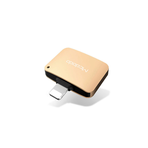 Adaptor Lightning la Dual Port Lightning Mcdodo Compact Gold [1]