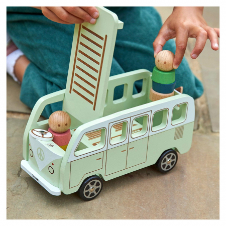 Adventure Camper, rulota din lemn, TickiT, 3-7 ani [2]