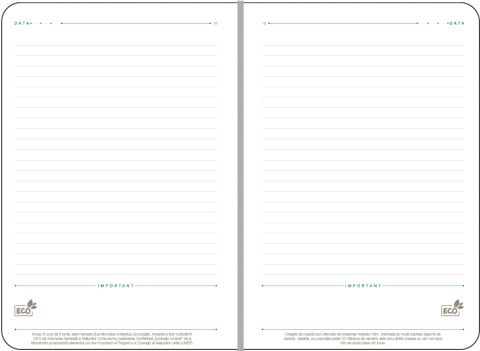 Agenda a5 nedatata verde eco ego [1]