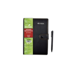 Birotică și Papetărie - Agenda cu pix 13x18cm ecada 13102