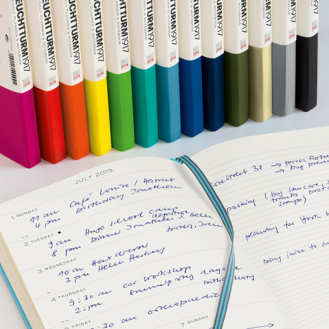 Agenda saptamanala+caiet a5 2019 negru leuchtturm [3]