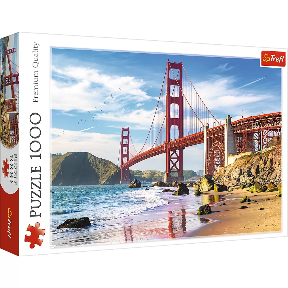 Jucării și Jocuri pentru copii - Puzzle trefl 1000 podul golden gate san francisco