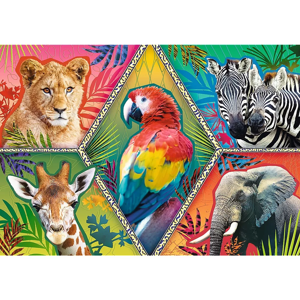 Puzzle trefl 1000 animale exotice [1]