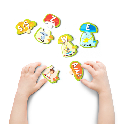 Agerino puzzle de la a la z in limba romana copii cu varsta peste 3 ani [2]