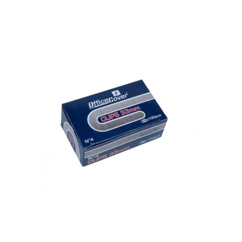 Agrafe birou Office Cover AS-03 RC4, metalice, 33mm, argintii, cutie 100 buc [1]