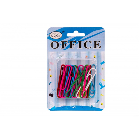 Agrafe birou Office Cover P-5016, metalice, 50mm, diverse culori, blister 30 buc [1]