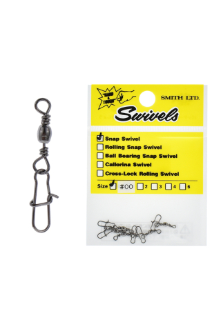 Pescuit si vanatoare - Agrafe cu vartej Smith Snap Swivels #00