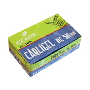 Birotică și Papetărie - Agrafe hartie 50 mm ecada 14050 10 buc