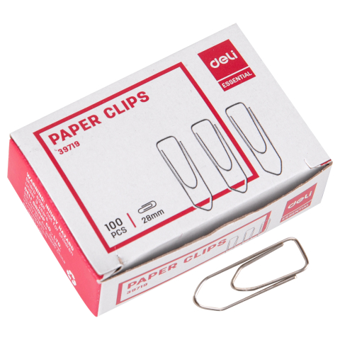 Agrafe metal 28mm 100 buc/cut deli [2]