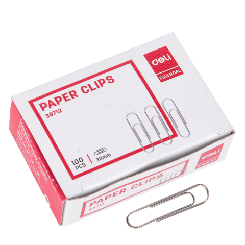 Articole pentru birou - Agrafe metal 33mm 100 buc/cut deli
