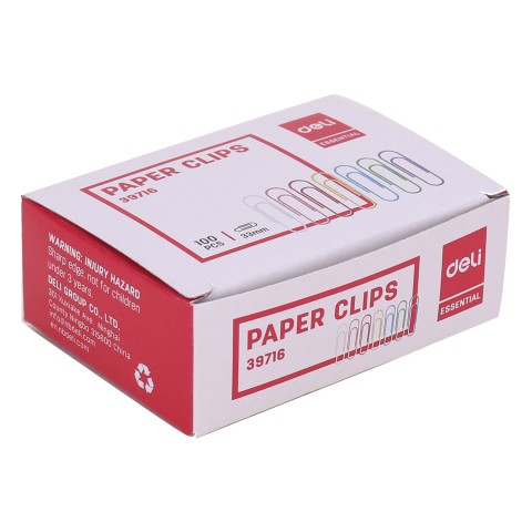 Articole pentru birou - Agrafe metal 33mm color 100 buc/cut deli