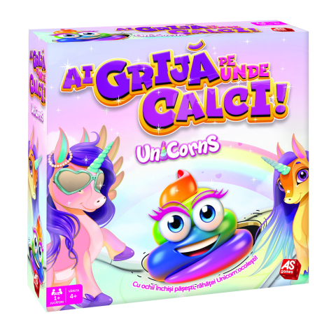 Jucării și Jocuri pentru copii - Ai grija pe unde calci unicorns copii varsta 4 ani - 8 ani