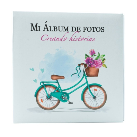 Birotică și Papetărie - Album foto CNX 46200-3, model bicicleta, cartonat, 10x15cm, 200 poze