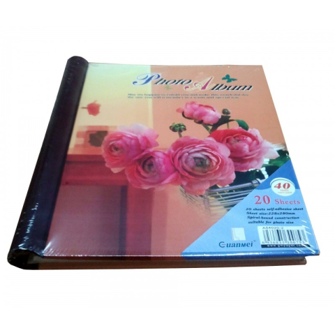 Birotică și Papetărie - Album foto CNX, plastic, 18x24.5cm, 40 pagini adezive