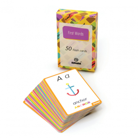 Alfabet - joc educativ din lemn, cu 50 de cartonase [2]