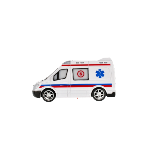 Ambulanta cu telecomanda MegaCreative 459668, 28cm, necesita baterii 6xAA, plastic, multicolor, 3+ ani [2]