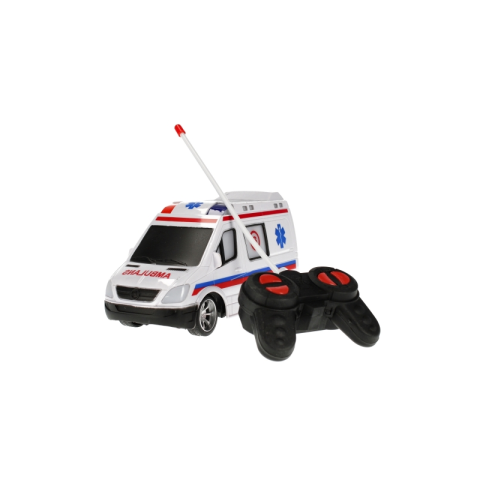 Ambulanta cu telecomanda MegaCreative 459668, 28cm, necesita baterii 6xAA, plastic, multicolor, 3+ ani [1]