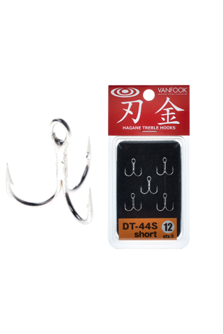 Pescuit si vanatoare - Ancore Vanfook DT-44S Silver Short Treble #16