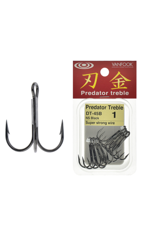 Pescuit si vanatoare - Ancore Vanfook DT-45B NS Black Treble #1