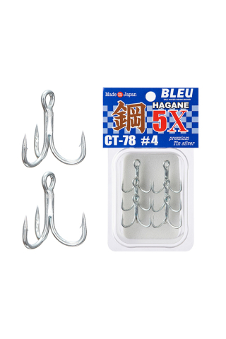 Pescuit si vanatoare - Ancore Vanfook Super Heavy CT-78 5X Treble Hooks #2/0