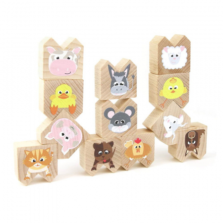 Animale de ferma haioase, joc de echilibru, 2-5 ani [5]