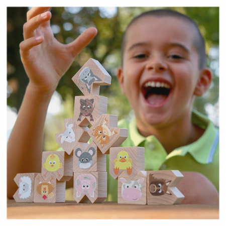 Animale de ferma haioase, joc de echilibru, 2-5 ani [3]