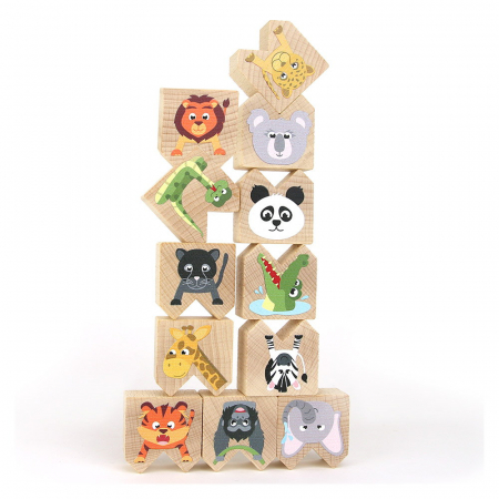 Animale exotice haioase, joc de echilibru, Milaniwood, 2-5 ani [5]