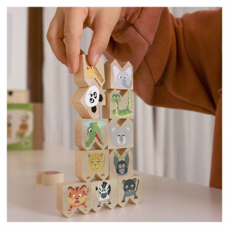 Animale exotice haioase, joc de echilibru, Milaniwood, 2-5 ani [2]