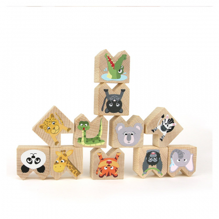 Animale exotice haioase, joc de echilibru, Milaniwood, 2-5 ani [4]