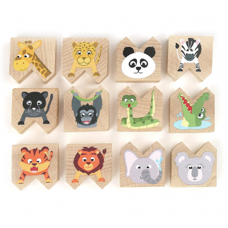 Animale exotice haioase, joc de echilibru, Milaniwood, 2-5 ani [1]